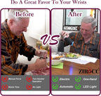 (2 Pack) Gravity Electric Salt and Pepper Grinder Set Battery Operated One Hand Automatic Operation, Adjustable Coarseness Mill Grinders Shakers LED Light, Kitchen Gadgets Gifts-Black