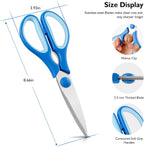 Kitchen Shears, Heavy Duty Cooking Scissors, Dishwasher Safe, Stainless Steel Sharp Utility Shears for Herbs, Poultry, Chicken, Meat