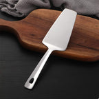 Cake Server, Buygo Pie Server Stainless Steel Pizza Spatula with Mirror Polish, 10.31 Inch Long, Silver