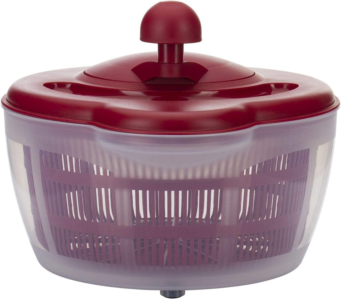 Germany Vegetable and Salad Spinner with Pouring Spout (Red)