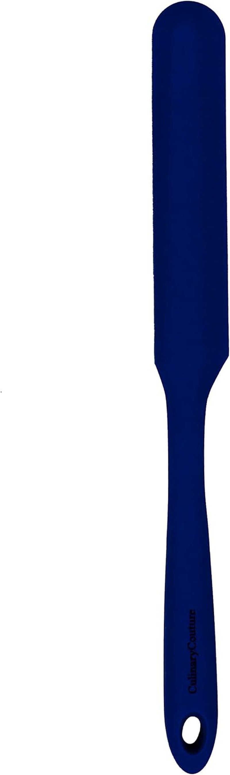 4-Piece Blue Baking Spatula Set - Rubber Spatulas Silicone Heat Resistant up to 428°F, Bpa-Free - Spatula Set for Nonstick Cookware - Silicone Baking Utensils