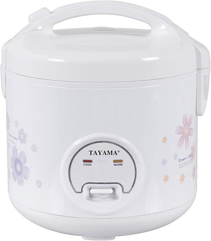 Automatic Rice Cooker & Food Steamer 10 Cup, White (TRC-10R)