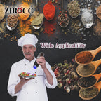 (2 Pack) Gravity Electric Salt and Pepper Grinder Set Battery Operated One Hand Automatic Operation, Adjustable Coarseness Mill Grinders Shakers LED Light, Kitchen Gadgets Gifts-Black