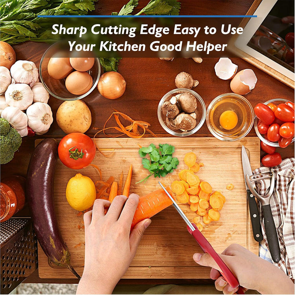 Kitchen Shears, Heavy Duty Cooking Scissors, Dishwasher Safe, Stainless Steel Sharp Utility Shears for Herbs, Poultry, Chicken, Meat