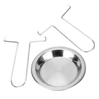 Chicken Roaster Rack Kitchen Outdoor BBQ Tools Non-Stick Stainless Steel Grilling Tools Roasting Grill Stand