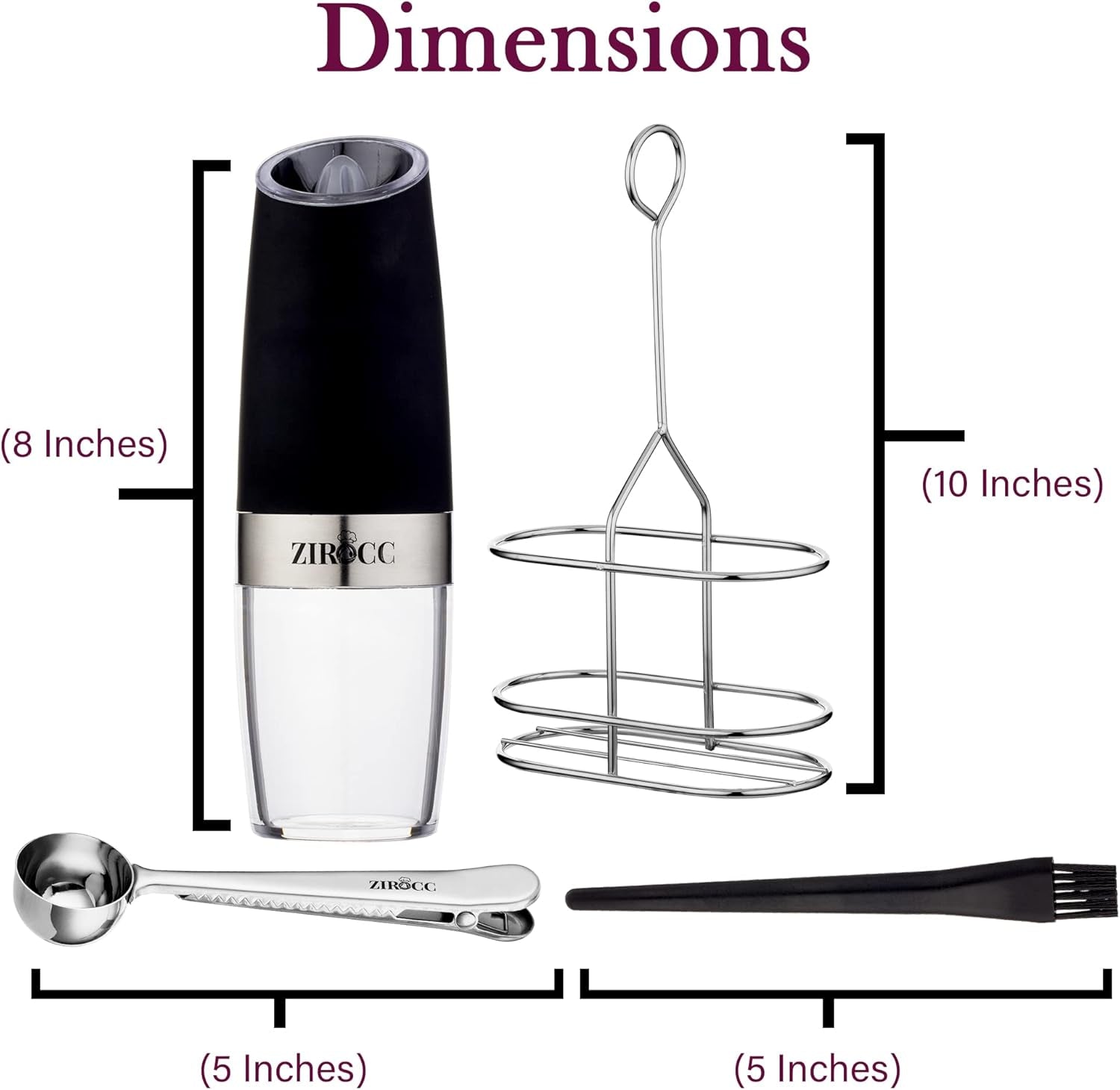 (2 Pack) Gravity Electric Salt and Pepper Grinder Set Battery Operated One Hand Automatic Operation, Adjustable Coarseness Mill Grinders Shakers LED Light, Kitchen Gadgets Gifts-Black