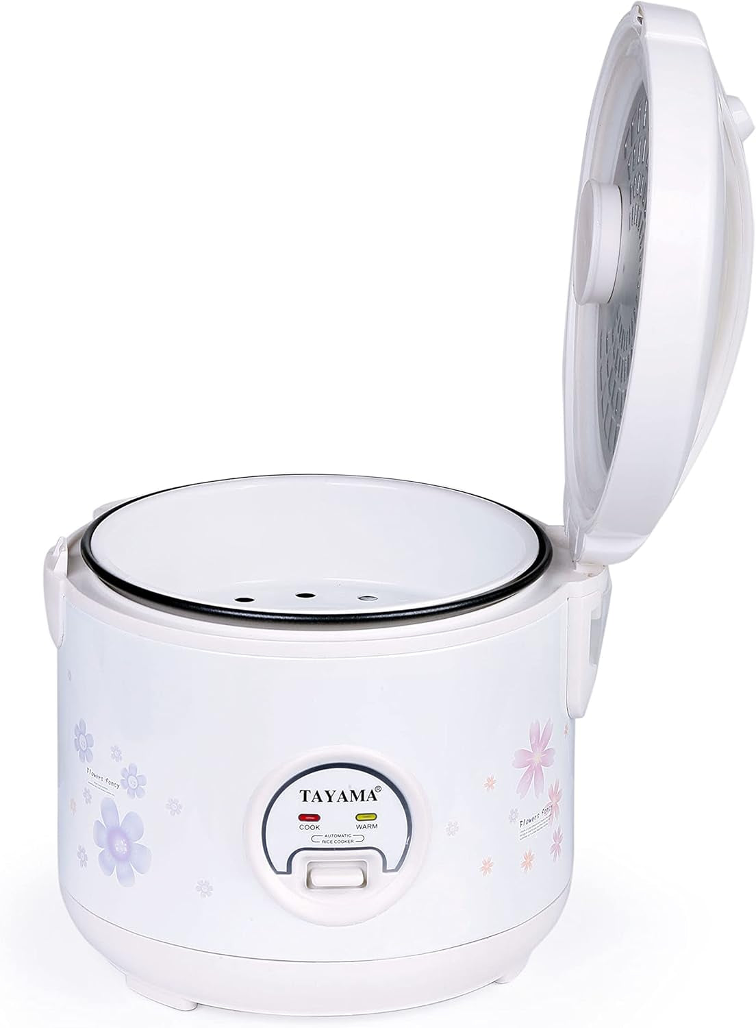 Automatic Rice Cooker & Food Steamer 10 Cup, White (TRC-10R)