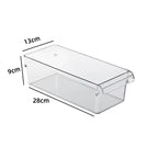 Refrigerator Organizer Bin Fridge Egg Storage Box Clear Fridge Organizer Containers Freezer Pantry Cabinet Kitchen Organizer